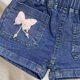 thumbnail image 4 of Pantalones cortos vaqueros para niños, informales, estampados, de cinco centavos, para playa, vacaciones, surf, bañadores para niñas, pantalones de poliéster, 4 of 4