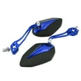 thumbnail image 3 of Pair 8mm 10mm Motorcycle Rearview Mirrors Aluminum Alloy Arm, Ultra Clear Vision, Paint Finish Shell, Universal Fit, 3 of 7