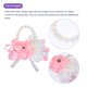 thumbnail image 3 of Uxcell 12Pcs Pulseras de Flores Artificiales Corsage de Muñeca para Ceremonia de Boda Rosa, 3 of 5