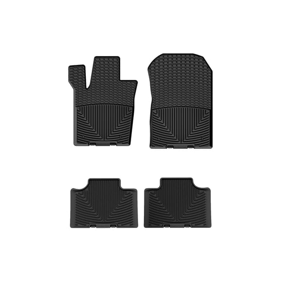 WeatherTech All-Weather Floor Mats compatible with Grand Cherokee, Durango - 1st & 2nd Row, Black