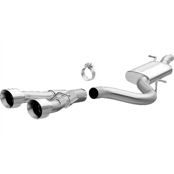 MagnaFlow 12-13 VW Golf L4 2.0L Turbocharged Dual Center Rear Exit Stainless Cat Back Perf Exhaust Fits select: 2012 VOLKSWAGEN GOLF, 2013 VOLKSWAGEN GOLF R