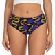 thumbnail image 1 of Balery Golden Snake And Purple Rose Ropa Interior de Algodón para Mujer con Dibujo – Braguitas Cómodas y Elásticas, Estilo Clásico-XX-Large, 1 of 6