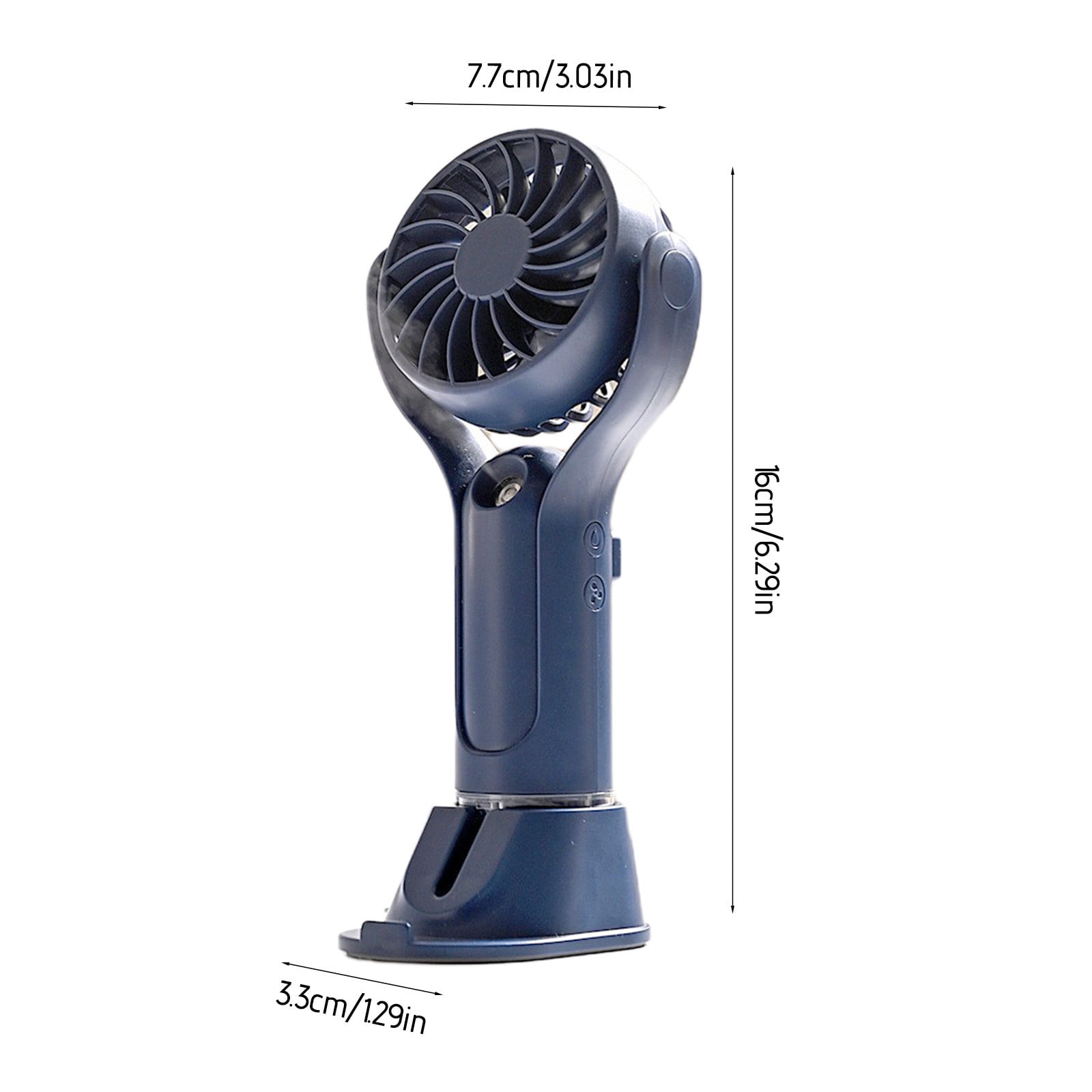 Ventilateur De Poche USB Rechargeable - Mini Ventilateur Portable 3600mAh, 3 Vitesses, Avec Batterie Externe