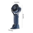 thumbnail image 3 of Harpi Handheld Fans Mini,Air Conditioner Fan,Portable Misting Fan USB Rechargeable Refrigeration Conditioner 3 Speeds Airflow,Gifts for Women Men Kids Travel Essentials Indoor Outdoor, 3 of 6