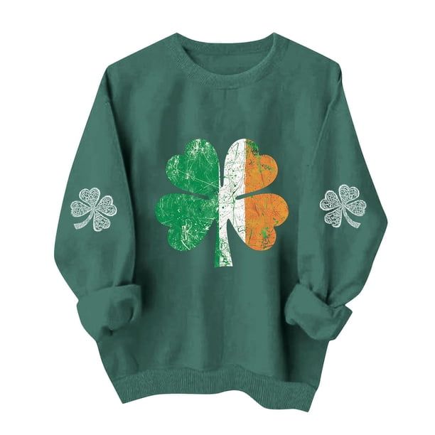 Camiseta Impresa de Navidad Casual de Manga Larga de las Mujeres, Sudadera con Capucha de Cuello Redondo para las Vacaciones de Invierno