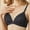 Black, variant on Babysbule Bras for Women Clearance Lightweight Bra Seamless Small Chest No Steel Ring Cup Underwear