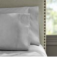 thumbnail image 6 of Hotel Style 600 Thread Count 100% Luxury Cotton Sheet Set, Full, Soft Silver, 6 of 8
