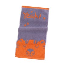 AUQ Wash Cloth,Fast Dry Fiber Weave Face Towel,Comfortable Touch Surface Wash Rags,Orange,19.69*9.84*0.39in