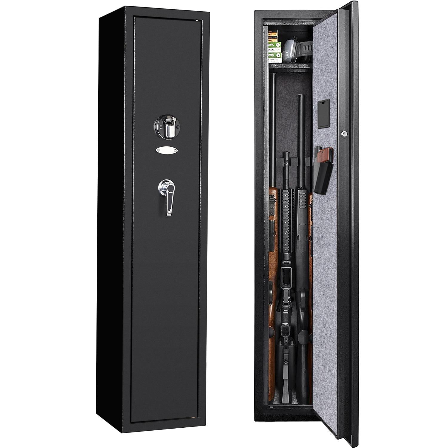 Gun Safe for Rifles and Pistols, Biometric Fingerprint Quick Access