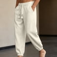 thumbnail image 6 of VEXRO Jogger Pants for Men Casual Loose Fit Elastic Waisted Drawstring with Pockets Soft Fleece Sweatpants, 6 of 8