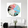 thumbnail image 3 of Giant Art 54x54 Spin Art 10 Fine Art Giant Canvas Print in Yellow, 3 of 3