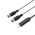 thumbnail image 2 of HiFing USB IN-OUT Cable MIDI Uno en una interfaz de línea de salida 5 Pin PC del convertidor de CACAGOO  Línea de conexión, 2 of 7