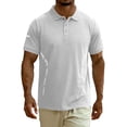 thumbnail image 4 of Golf Shirts for Men Big & Tall M-5X Plus Size Short Sleeve T-Shirts Mens Pullover Button Collared Stretchy Breathable Athletic Workout Tees Tops, 4 of 6