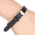 thumbnail image 2 of EHJRE Fashion Cow Leather Wristband Cuff Bracelet Bangle Charm Women Jewelry Black, 2 of 9