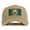Khaki, variant on Montana State Flag Patched Mesh Cap - Black OSFM