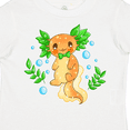 thumbnail image 4 of Inktastic Cute Orange and Green Axolotl Boys or Girls Toddler T-Shirt, 4 of 5