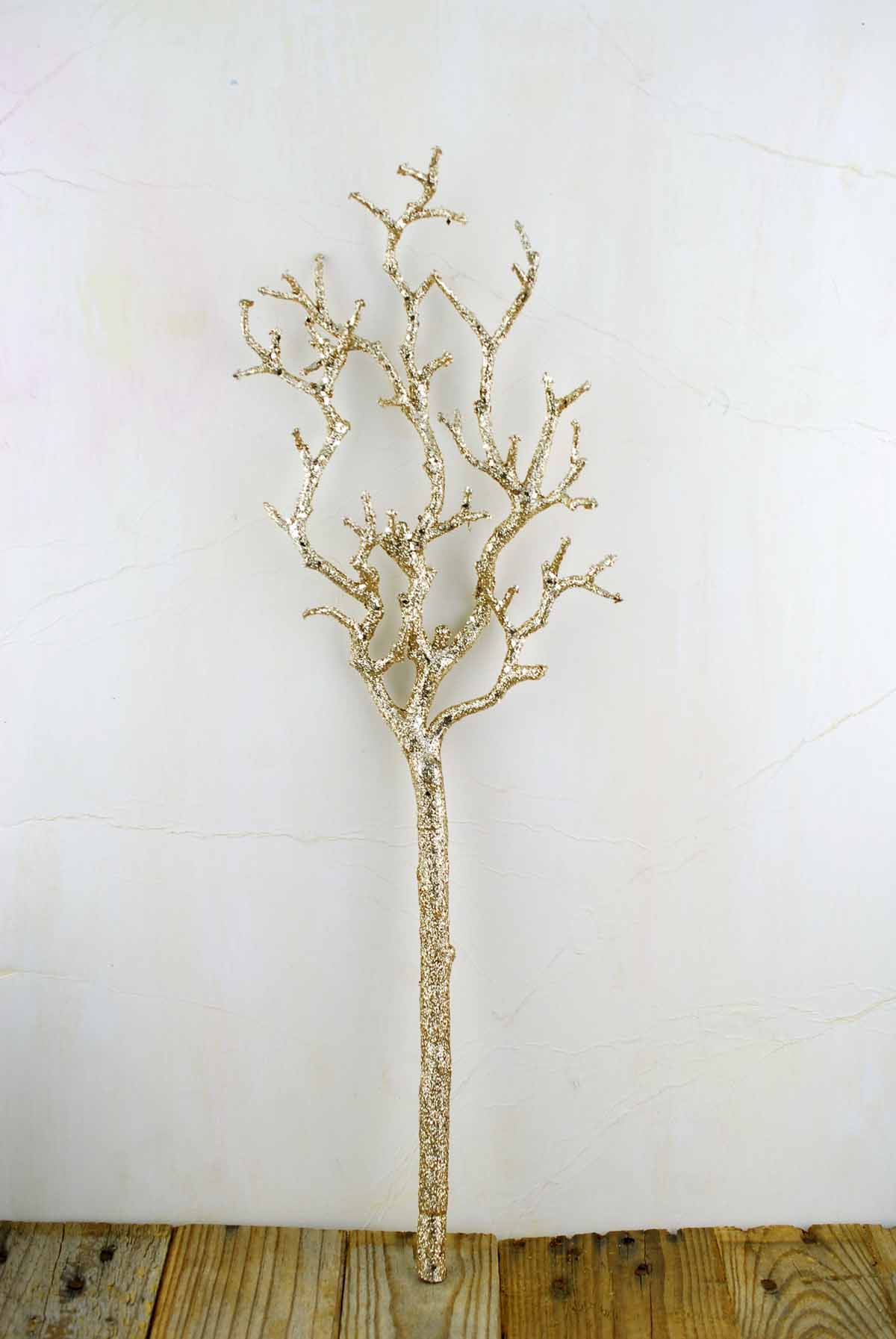 Gold Glitter 22 inch Artificial Manzanita Branches