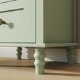 thumbnail image 4 of 52" Tall Buffet Cabinet with Storage, Modern Cupboard with Galss Door and 2 Drawers, Wood Accent Pantry Cabinet for Living Room, Hallway, Kitchen, 4 of 9