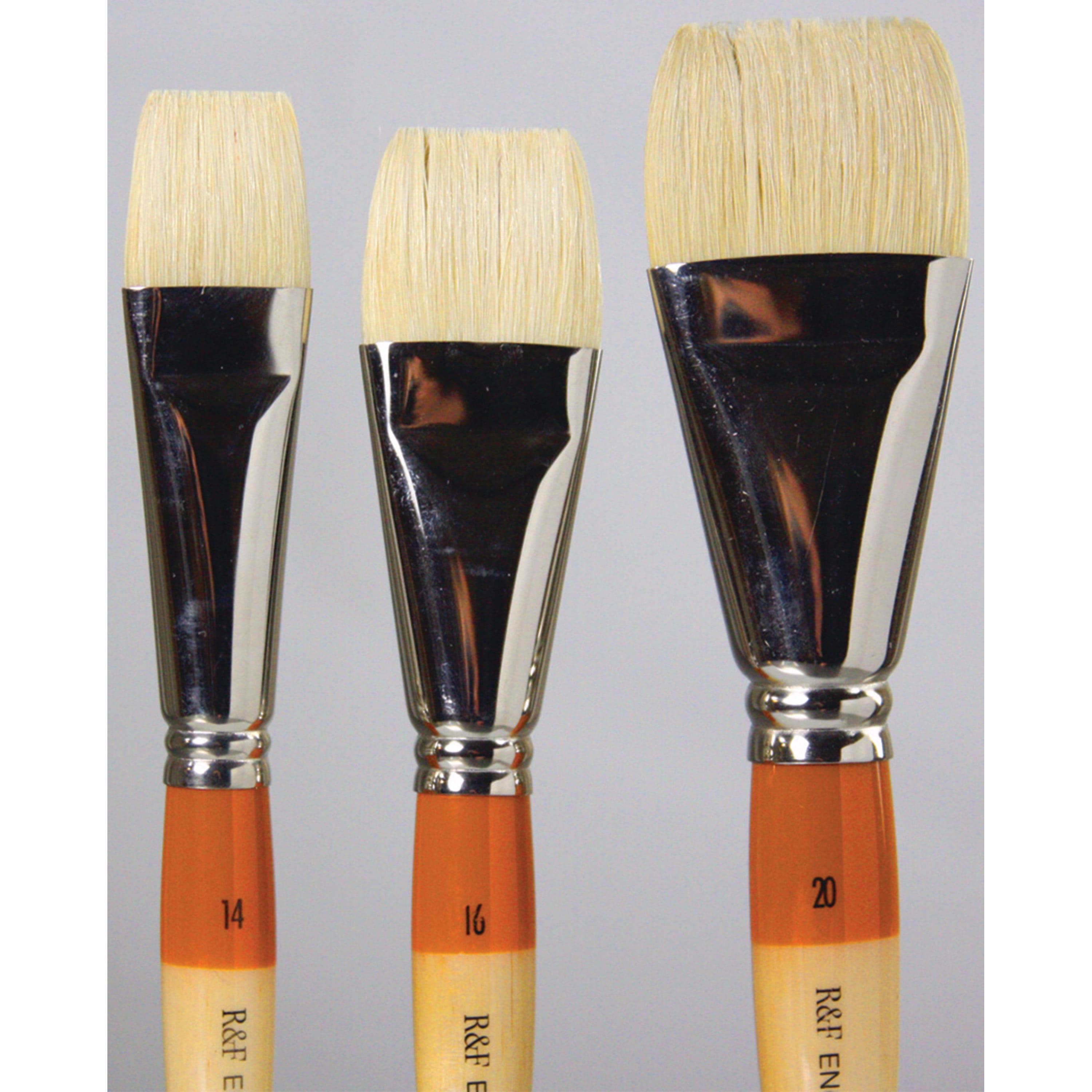 R&F Handmade Paints Encaustic Brush, Flat, 14