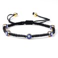 thumbnail image 1 of Evil Eye Braided Bracelet Lucky Red Black Color Thread Couple Chain Handmade, 1 of 1