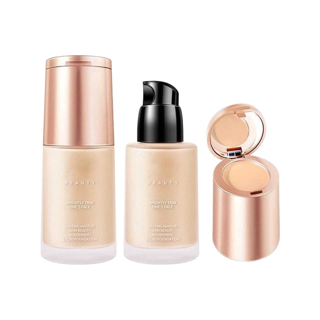 GUANGHONG Creamy Skin Care Concealer Foundation Long Lasting Moisturizing Oil Control Concealer Sweat Proof and Non Smearing (30ml)