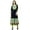 Navy Blue and Green, variant on Phagun Rayon Anarkali Kurta Floral Designer Ethnic Kurti Tunic Dress