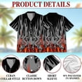 thumbnail image 5 of Netecom Fire Dragon Hawaiian Shirt for Men, Mythical Style, Button Down Summer Beach Short Sleeve, S-5XL, 5 of 6