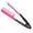 Pink, variant on Happydeer Portable DIY Salon Flat Iron Hair Straightener V Comb Hairdressing Styling Tool