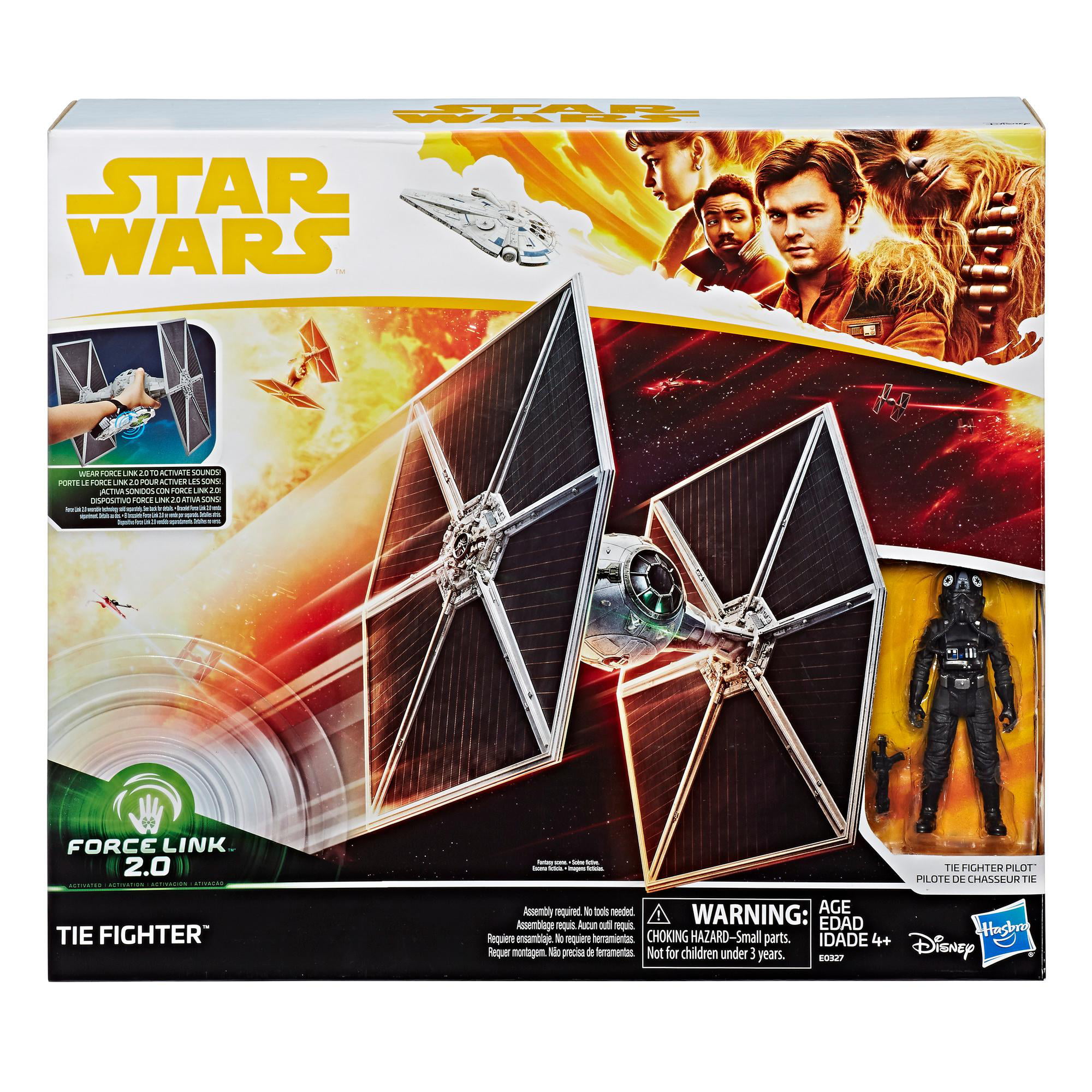 Star Wars Force Link 2.0 TIE Fighter & TIE Fighter Pilot - Walmart.com
