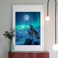 thumbnail image 2 of Diamond Art Kit for Adults, Aurora Wolves Moonlit Mountain Scenery Diamond Painting for Adults Beginners, DIY Diamond Art Painting Kits, 5D Diamond Painting Crafts for Home Decor 12x16 Frameless, 2 of 7
