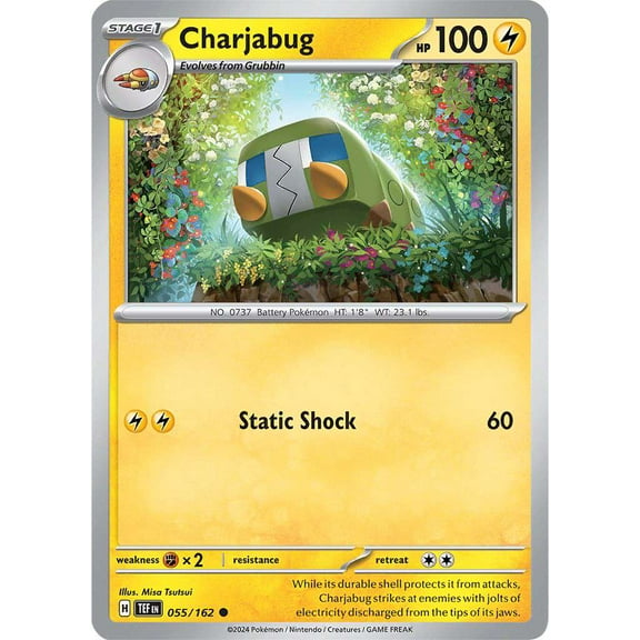 Pokemon Scarlet & Violet Temporal Forces Common Charjabug #55