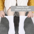 thumbnail image 4 of Myclong Calcetines Finos de Algodón para Mujer, Calcetines Tipo Botín de Algodón Suave, Calcetines por Encima Del Tobillo para Mujer, 5 Pares, 4 of 12