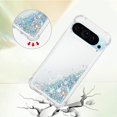 thumbnail image 4 of Case for Google Pixel 9 Pro XL Case Glitter Cute Luxury Love Liquid Quicksand Clear Soft TPU Girls Women Stylish Bumper Shockproof Protective Cover for Google Pixel 9 Pro XL Sliver YB, 4 of 14