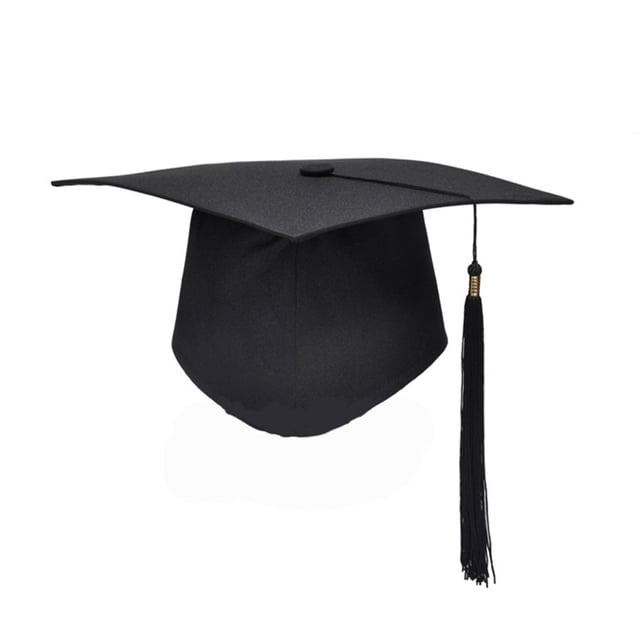 Qarigey Sombrero académico Tamaño libre Acrílico Academy Souvenir Caps Múltiples colores Pendiente Bachelor Headgear Closure Graduation Hat Sombreros #1 Qarigey PS6429-01