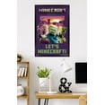 thumbnail image 2 of A Minecraft Movie - Zombie, Creeper, Skeleton Wall Poster, 22.375" x 34" Framed, 2 of 5