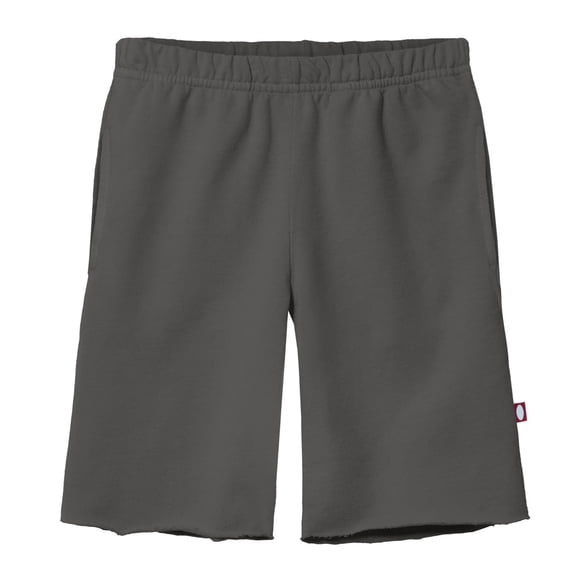 Made in USA Boys Amazingly Soft Cotton Lightweight Fleece Shorts | Charcoal
