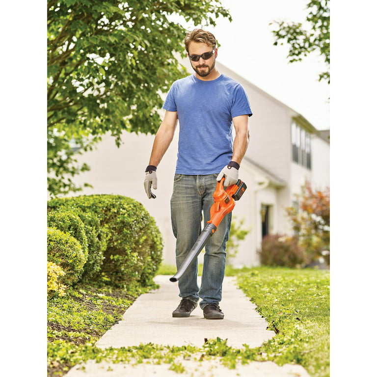 BLACK+DECKER 20V MAX Lithium Cordless Blower Sweeper Review 