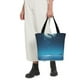 thumbnail image 5 of Balery Night Sky Moon Dolphin Bolsa de Hombro con Diseño, Bolsa Grande y Duradera, Bolsa Versátil para Compras, 5 of 6