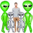 thumbnail image 1 of Gigante inflable de Halloween Alien Zhanmai de 160 cm y 90 cm, 4 unidades, 1 of 7