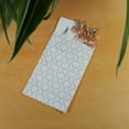 thumbnail image 6 of 20 Qty 4" x 6" Decorative Flat Paper Gift Bags - Silver Trellis Pattern on White Kraft Bags - for Sales/Treats/Parties Cookies/Gifts - N'icePackaging, 6 of 8