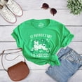 thumbnail image 4 of Womens Saint Patricks Day Is Magical T Shirt St Funny Leprechaun Unicorn Shirt Womens Graphic Tees, 4 of 9