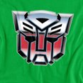 thumbnail image 2 of Transformers Autobot Airbrush Logo Women's T Shirt, Kelly Green, Medium, 2 of 6