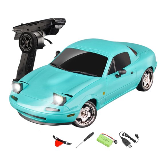 lionlar Modèle Réduit de Voiture à l'Échelle 1/18 4WD Véhicule à Grande Vitesse pour Enfants Cadeau Adultes Bleu