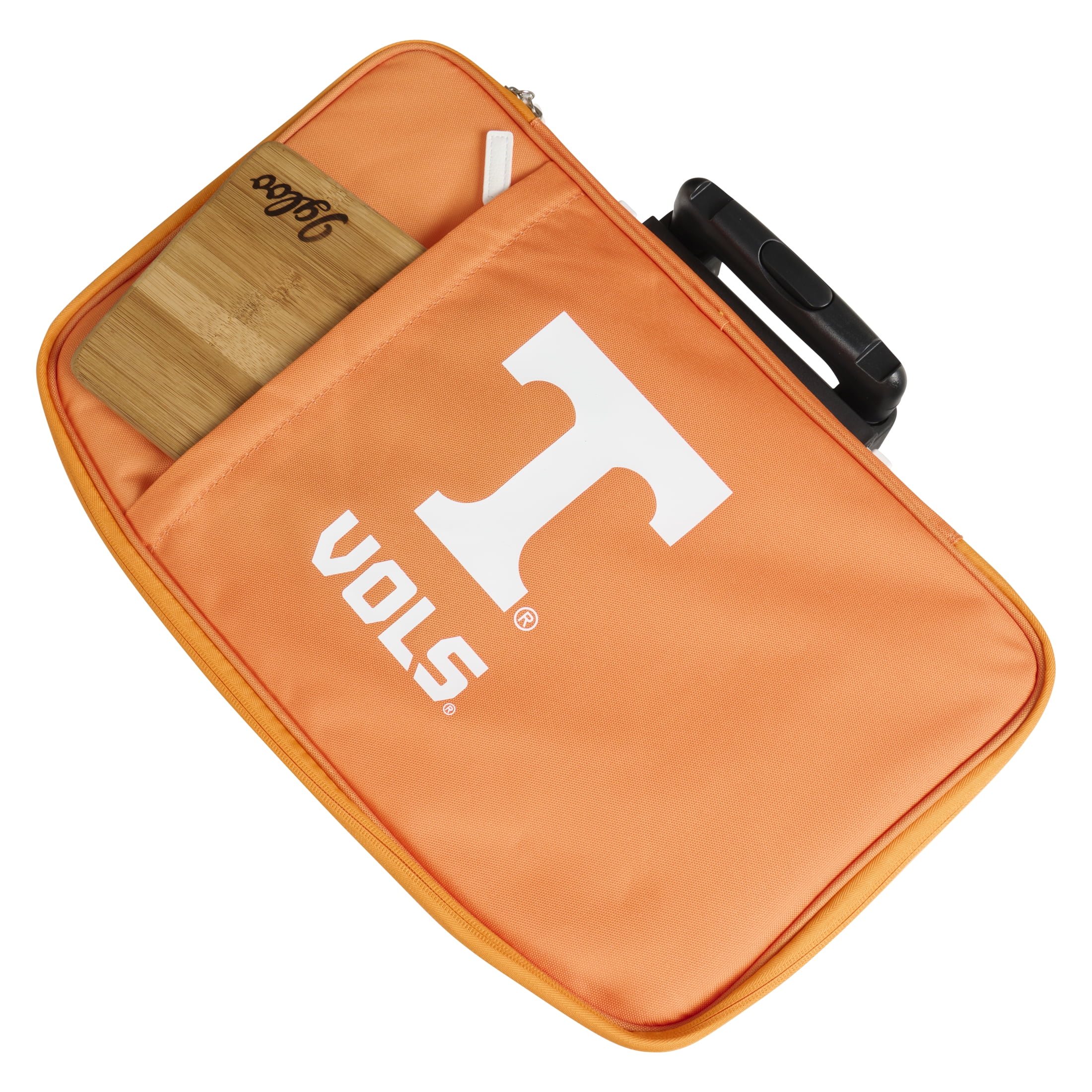 University of Tennessee Volunteers  28 QT Laguna Soft Top Wheeled Cooler by Igloo, White and Orange