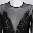 thumbnail image 5 of MSemis Women's Adult Figure Ice Skating Dress Ice Skating Skirt Competition Gymnastics Leotard, 5 of 7