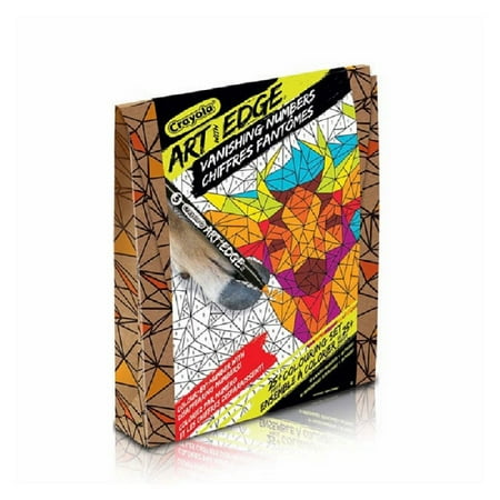- Crayola Art With Edge Vanishing Numbers Coloring Set