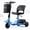 Lucky Blue, variant on Upgrade Mobility Scooter Lightweight Foldable,All Terrain Mobility Scooters for Seniors & Adults,Arshin 300lbs Mobility Aids for Elderly,2 Batteries,Variable Speed(Gunmetal)