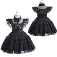 thumbnail image 2 of Toddler Black Costume for Baby Girls Halloween Dress Up with Accessories, 1-6 Year, 2 of 7