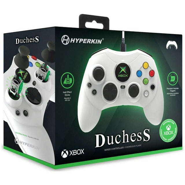 Hyperkin DuchesS Blanc Filaire Xbox Ser X/S/Xbox One/PC Manette