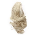 thumbnail image 2 of Extension de Cheveux Queue de Cheval Courte Bouclée Clip Synthétique Mignon, 2 of 6